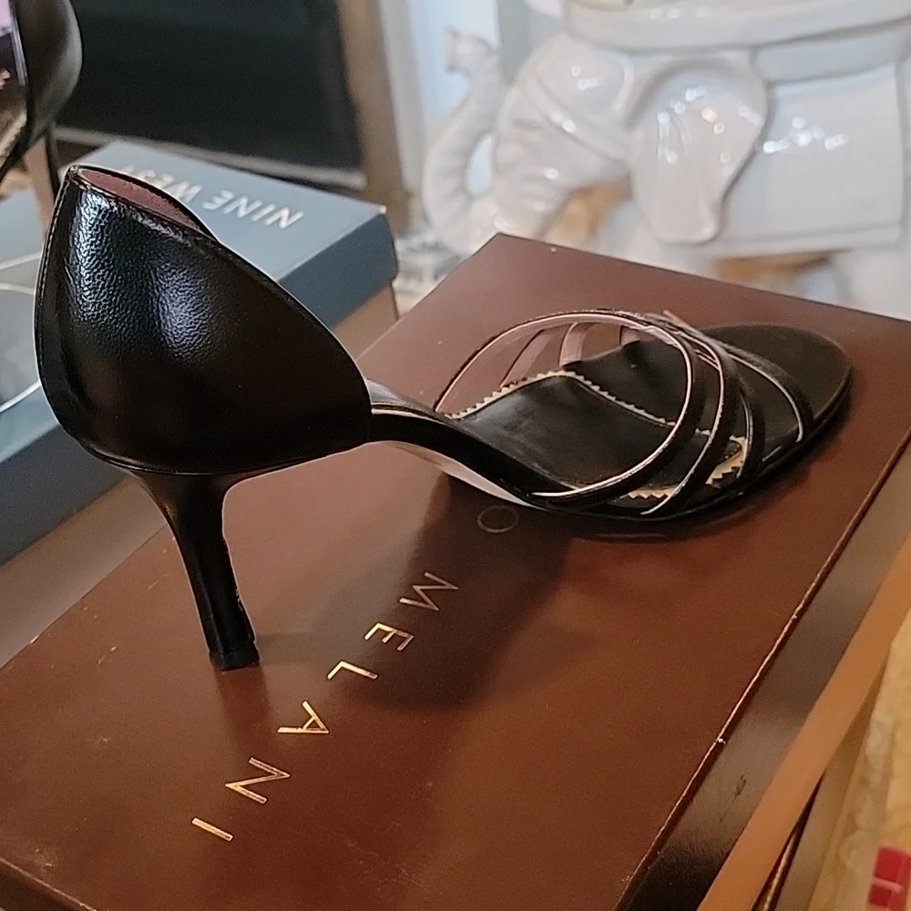 Antonio Melani Hallie Strappy Pumps in Black sz8 - Picture 3 of 8